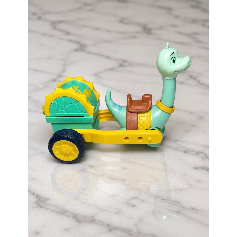 Dino Ranch Brontosaurus Cart Kids Rolling Treasure Chest Toy